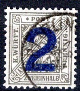 German States Wurttemberg Scott # O149, used