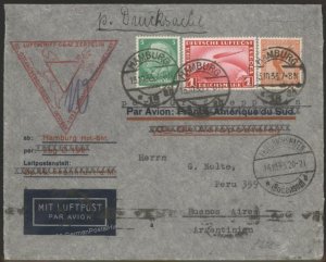 Germany 1933 Zeppelin Si238 Mi347a Chicago Century of Progress Cover Hamb 106951