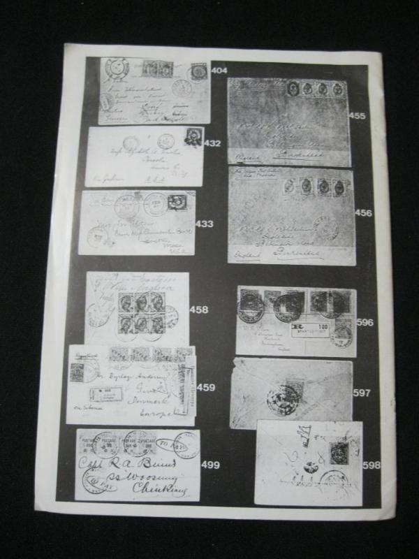 CHINA STAMPS AUCTION CATALOGUE 1990 PUBLIC AND POSTAL AUCTION