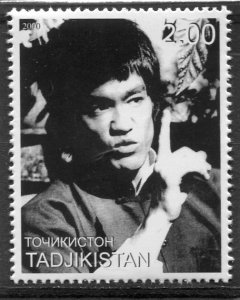 Tajikistan 2000 BRUCE LEE Martial Artist 1 value Perforated Mint (NH)