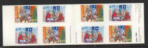 Norway Sc 1240-1 1999 Christmas stamp booklet mint NH