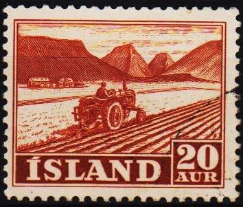 Iceland. 1950 20a S.G.298 Fine Used