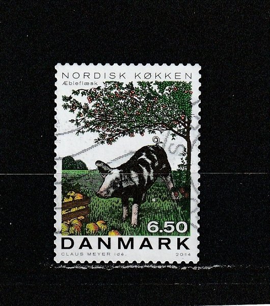 Denmark  Scott#  1667  Used  (2014 Nordic Cuisine)