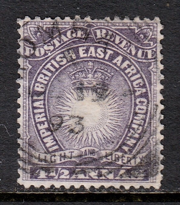 British East Africa - Scott #20b - Used - Pencil/rev. - SCV $19