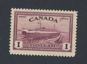 Canada Mint Peace $1.00 Stamp  #272-$1.00 Train Ferry MH VF Guide Value = $45.00