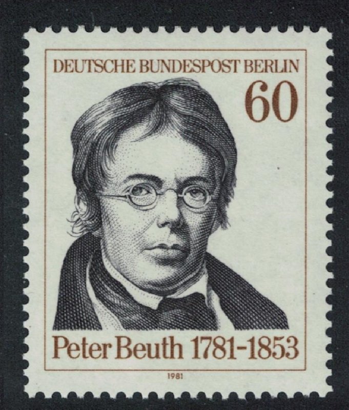 Berlin Birth Peter Beuth constitutional lawyer 1981 MNH SG#B627