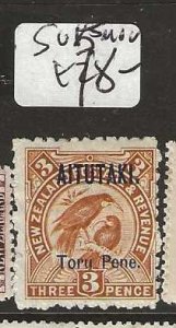 AITUTAKI   SG5  3D  BIRD     3D   ON NZ    VFU    P1101H