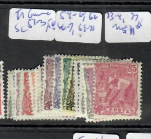 FRENCH GUIANA (P2112B)    SC 513, 56, 59-60,62,66-7,69-70,73-4, 77   MOG 