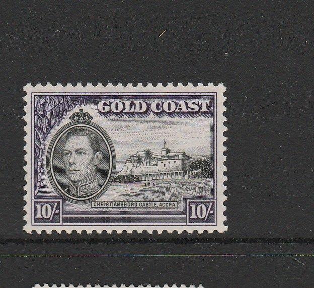 Gold Coast 1938 10/- LMM SG 132