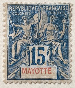 AlexStamps MAYOTTE #7 FVF Mint