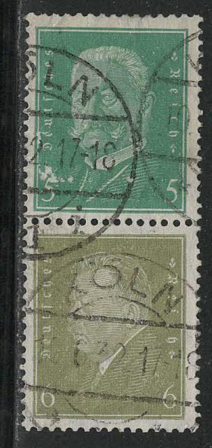 Germany Scott # 368, 369, used, se-tenant, Mi# S42