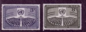 UN Sc# 45 / 46 General Assembly MNH set A