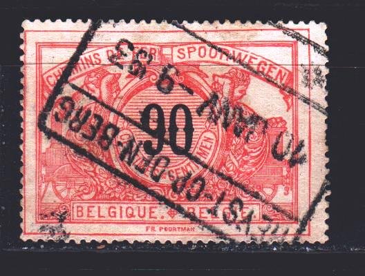 Belgium. 1902. 27. Railway mail. USED.