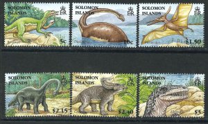 British Solomon Is 1062-1069 Dinosaurs MNH VF 1892 SCV $17.00