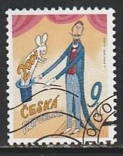 2001 Czech Rep - Sc 3138 - used VF - 1 single - advent of Millennium