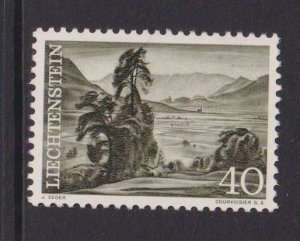 Liechtenstein  #340   MNH  1961  view from Schellenberg 40rp