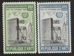 HAITI SC# CB35-36  FVF/MNH