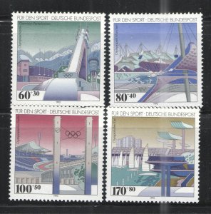 Germany - Deutsche Bundespost 1993 Sc# B741-B744 MNH F  Sports