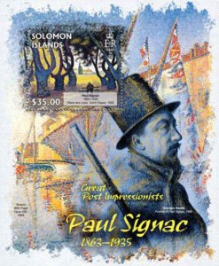 Solomon Islands - Art, Paul Signac - Souvenir Sheet - 19M-155