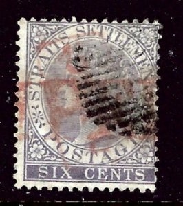 Straits Settlements 12 Used 1867 issue    (ap3202)