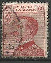 ITALY, 1916, used 60c, Victor Emmanuel III Scott 107