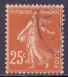 France Scott 169 - SG415b, 1927 Sower 25c used