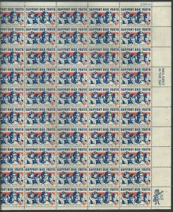 United States  Scott 1342 Sheet  MNH  Support Our Youth
