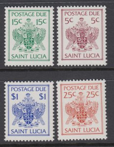 St Lucia J17-J20 MNH VF