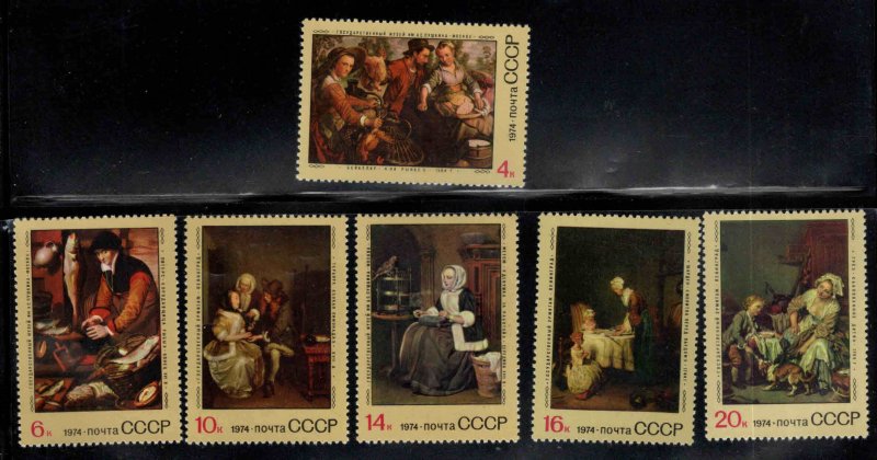 Russia Scott 4262-4267 MNH**  Art stamp set