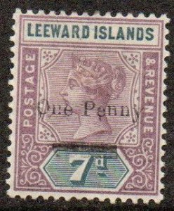 Leeward Islands Sc #19 Mint Hinged