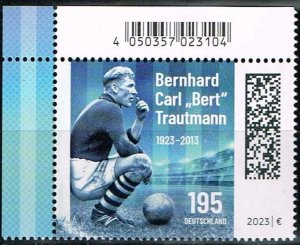 Germany 2023,Sc.#3370 MNH, Birth Centenary of Bert Trautmann, footballer