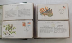 1978 National Audubon Society Fleetwood Event Covers 50 State Birds & Flowers