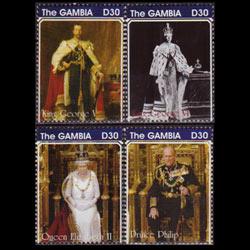 GAMBIA 2011 - Scott# 3388-91 Royal Anniv. Set of 4 NH