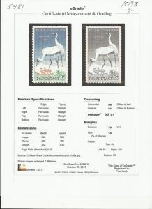 # 1098 MINT NEVER HINGED WILDLIFE CONSERVATION     XF+