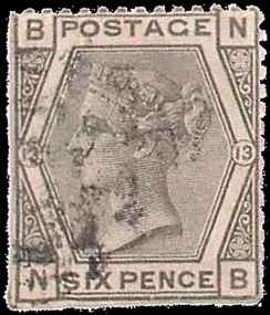 GREAT BRITAIN #62 P13 U VF