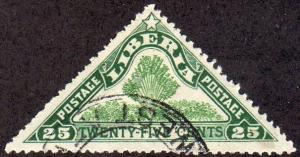 Liberia 169 - Used - 25c Traveler's Tree (1918)