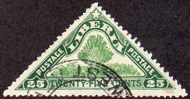 Liberia 169 - Used - 25c Traveler's Tree (1918)