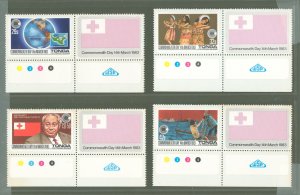 Tonga #537-540  Single (Complete Set)