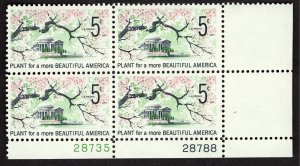 L2287 Scott 1318  MNH Plate Block of 4 LR  #28788 & 28735