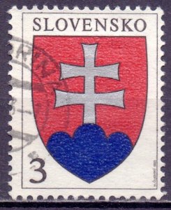 Slovakia. 1993. 163. Emblem. USED.