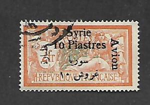 SYRIA C25  USED OVERPRINTED
