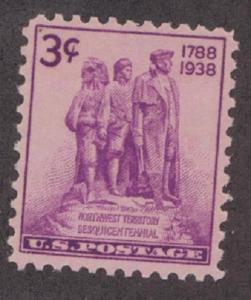 837 Northwest Territory F-VF MNH single 