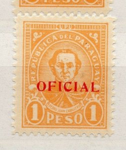 Paraguay 1935 Early Issue Fine Mint Hinged 1P. Official Optd NW-175884