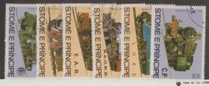 St. Thomas & Prince Islands Scott #686-687-688 Stamps - Used Set