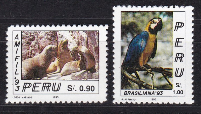 Peru, Fauna, Animals, Birds MNH / 1993