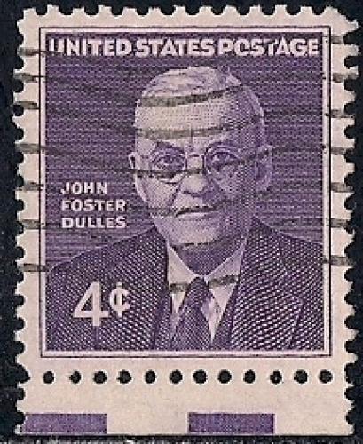 1172 4 cent John Foster Dulles Stamp used EGRADED XF 90 XXF