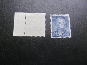 GERMANY 1953 MNH/USED SIGNED SCHLEGEL SC 695 LEIBIG SET XF 65+ EUROS (130)