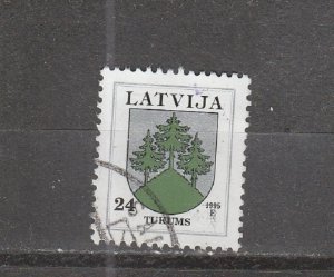 Latvia  Scott#  372  Used  (1995 Tukums Munincipal Arms)