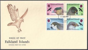 FALKLAND ISLANDS 1971 80 COLLECTION OF FIVE FDCs UPU DOLPHINS PLANTS MAPS BIRDS