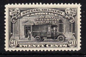 SCOTT  E14  SPECIAL DELIVERY  20¢  SINGLE  HINGED   SHERWOOD STAMP